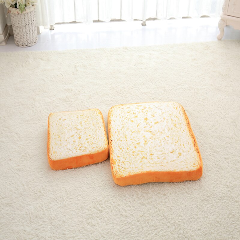 40 60cm kvadratisk vaskbar simulation toast brød pude sofa stol pude blød pude pude er meget behagelig og elastisk
