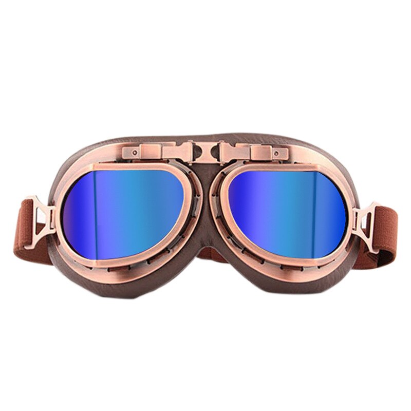 1pc motorcykelbriller anti glans motocross solbriller sport skibriller vindtæt støvtæt uv-beskyttelse  pm017: Farve linse