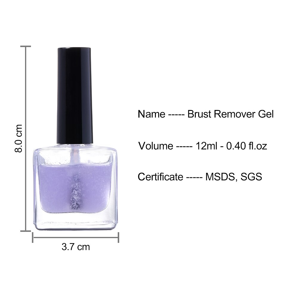 FairyGlo-Gel removedor de ráfaga mágica, 12ml, limpiador de esmalte de uñas, elimina la capa pegajosa, herramientas de manicura, esmalte de Gel