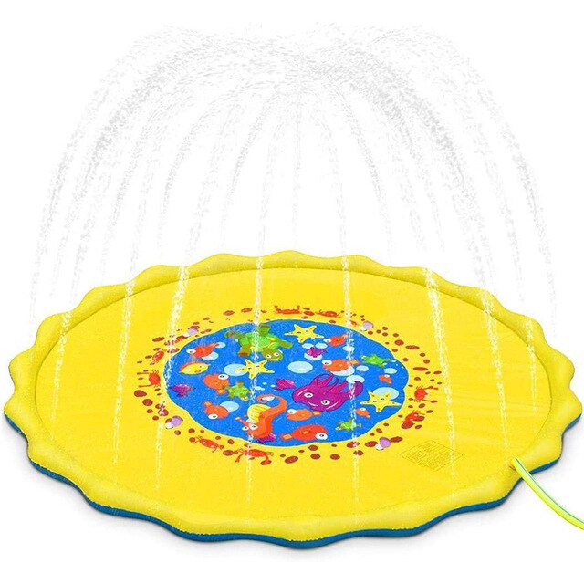 100/170 cm cuscino per tappetino d'acqua Spray gonfiabile estate bambini gioca tappetino per acqua prato giochi Pad spruzzatore giocattoli accessori per piscina all'aperto: 160cm