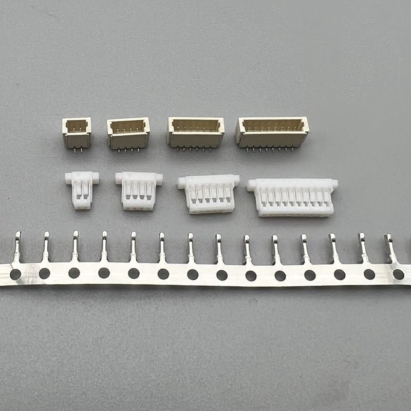 10 set JST SH1.0 Connector 1.0mm Pitch SMT Vertical/Horizontal Socket+Housing+Terminals 2P 3P 4P 5P 6P 7P 8P 9P 10P 11P 12P: army green / 14P