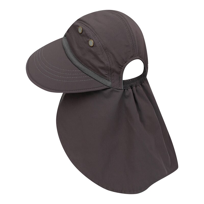 Outdoor Outdoor Fishing Ponytail Hats With Neck Summer Sun Hat Wide Brim UPF Sunshade Protection Packable Quick Drying