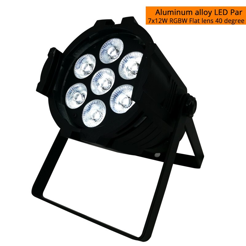 LED Kann Par 7x18W Licht Aluminium Hülse RGBWA + UV Dmx512 Bühne Lampe Beruf Für Party Hochzeit dmx Bühne Licht Gute Party: LED Aluminium 7x12W / UK Stecker