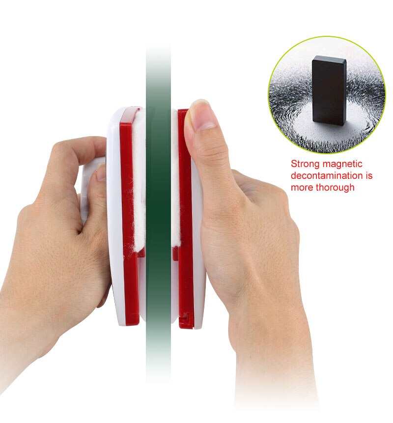 Double Side Magnetic Window Cleaner Brush for Washing Windows Glass Cleaning Household Wash Window Wiper Magnet Glass Cleaner