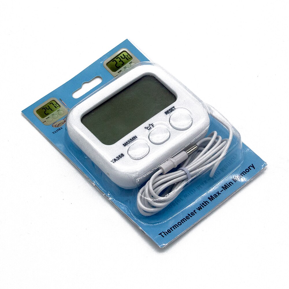 Elektronische Lcd Digitale Thermometer Probe Sensor Kabel Koelkast Aquarium Zwembad Temperatuur Meter Gereedschappen