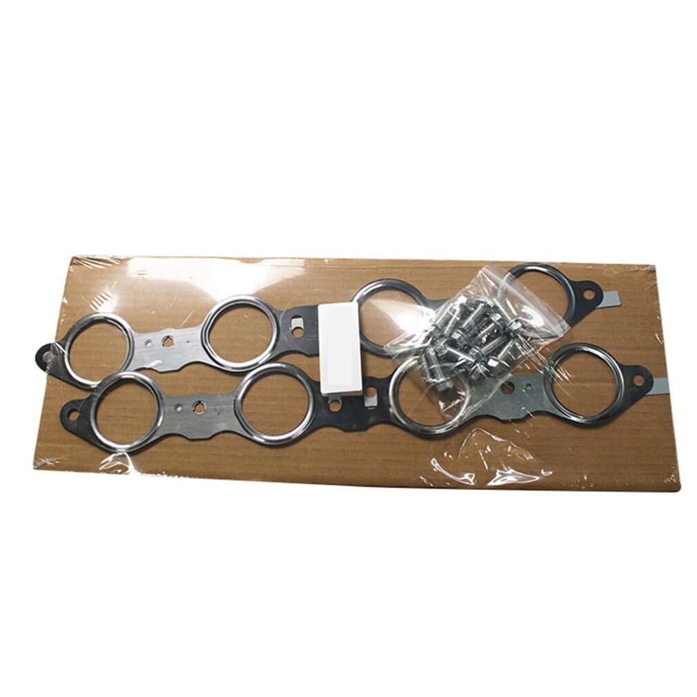 Ls Exhaust Pipe Pad Ls Exhaust Manifold Gaskets & Bolts ( Ls1 Ls2 Ls3 Ls6) Multi-Layer Steel Set