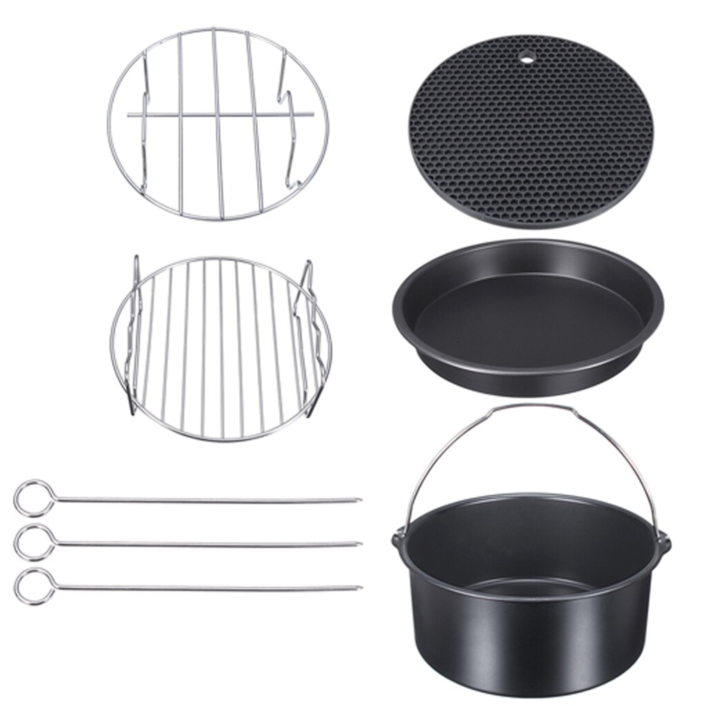 Air Fryer Accessory Kit BBQ Roast Kitchen Baking For DISHWASHER SAFE