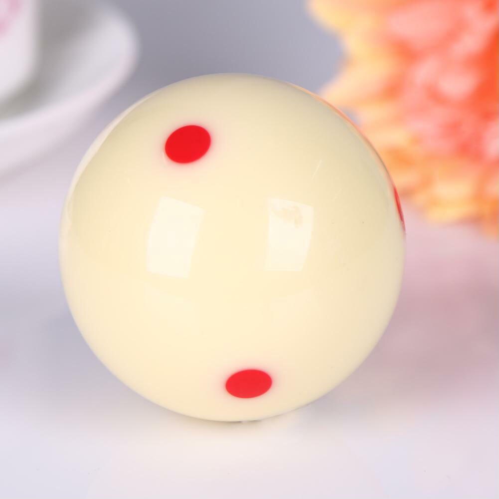 2-1/4" Table Mini Cue Ball Billiard Pool Entertainment Regulation Size Practice Training Red Dots Replacement Tool Sports Resin