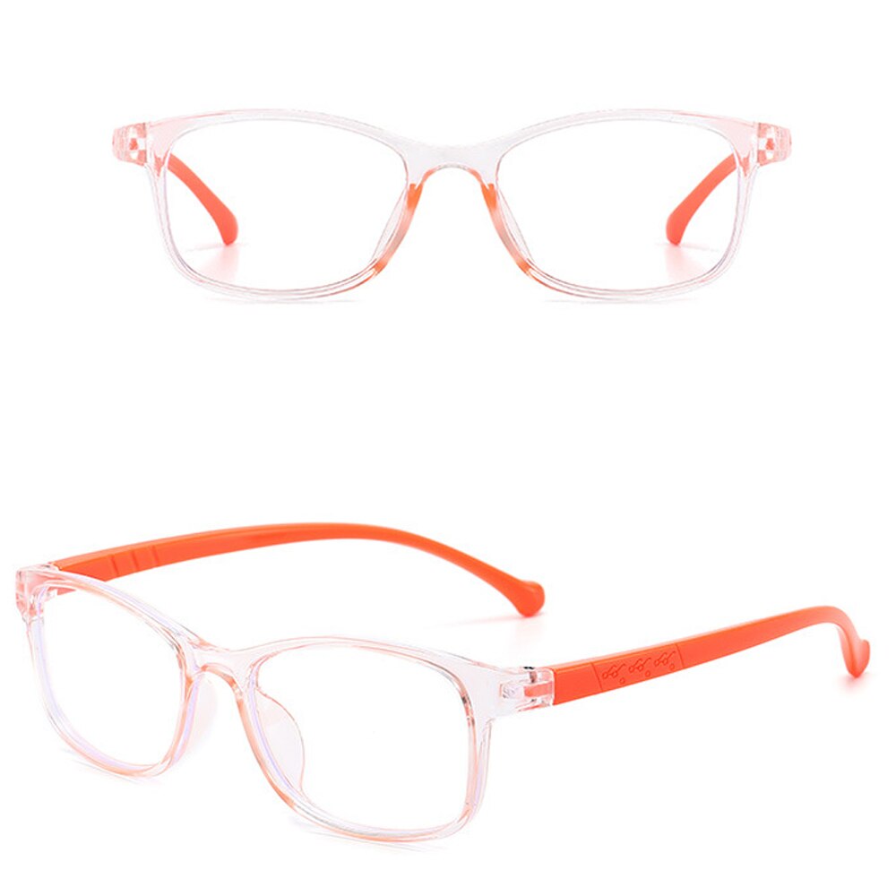 1Pc Anti-blue Light Kids Glasses Children Square Optical Frame Eyeware Boys Girls Computer Transparent Eyeglasses