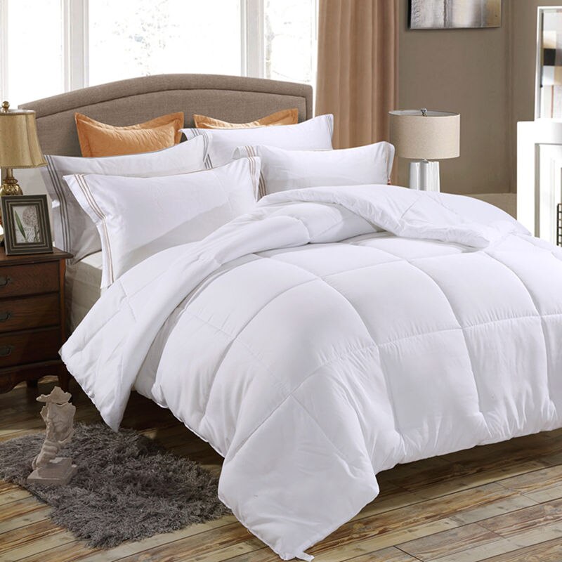Down Alternative Comforter, Duvet Insert, Medium Weight for All Season, Fluffy, Warm, Soft & Hypoallergenic 50: Twin / White