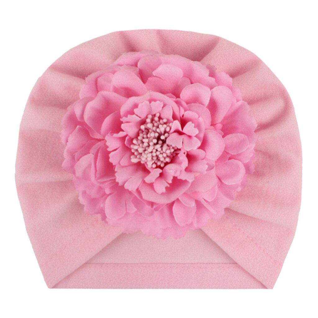 European And American Children's Hats Toddler Kids Baby Boy Girl Solid Floral Knotted Headband Headwear Accessories: B