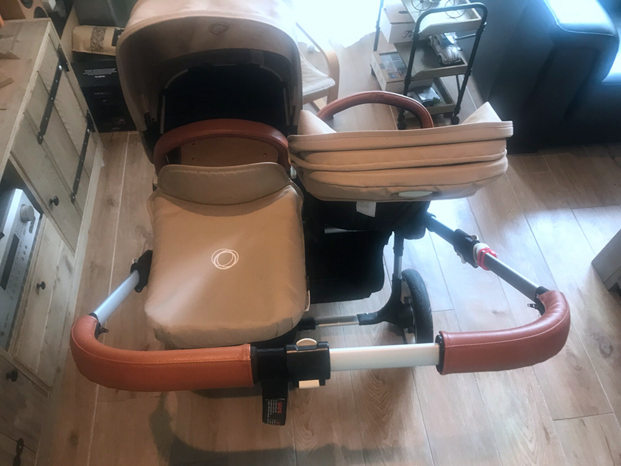 Kinderwagen Armleuningen Covers Voor Bugaboo Donkey 1 2 3 Wandelwagen Pu Lederen Beschermhoes Handvat Bumber Covers Kinderwagens Accessoires