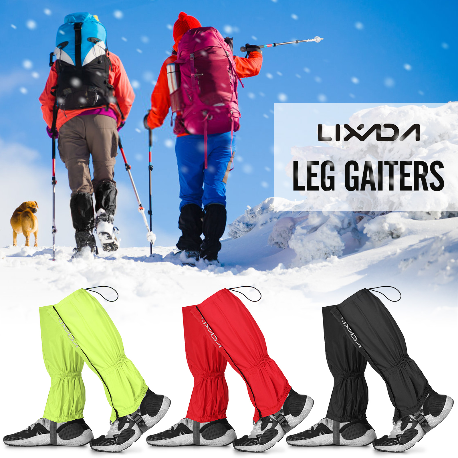 Waterdichte Been Covers Legging Gaiter Klimmen Camping Wandelen Ski Boot Reizen Schoen Sneeuw Slobkousen Benen Bescherming Snelle Levering