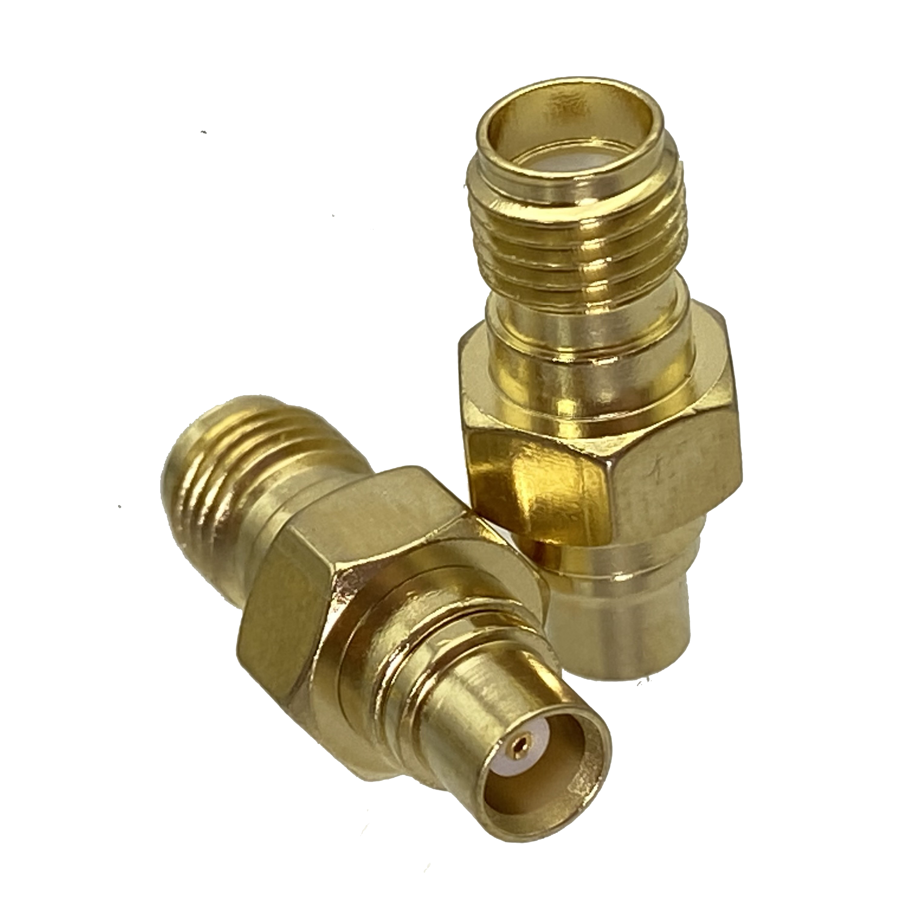1 Stück Adapter SMA auf MCX Stecker und Buchse RF-Koaxialstecker Kabelklemmen: dunkel Grau