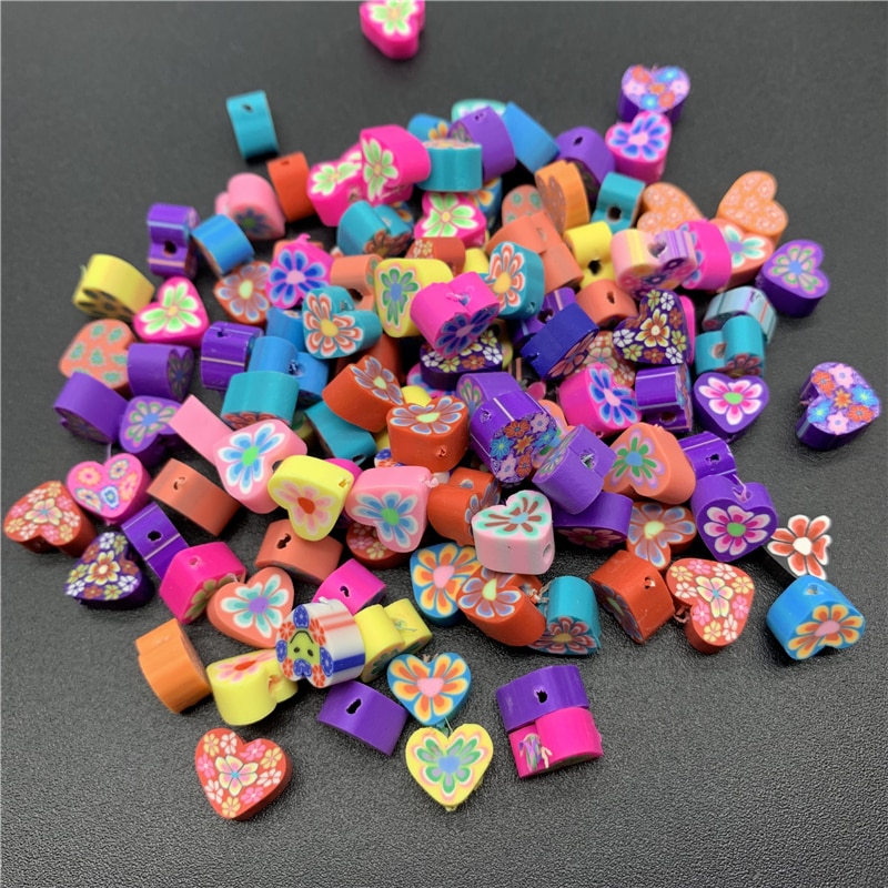 30 teile/los 10mm Fimo Obst Perlen Polymer Clay Perlen Mischfarbe Polymer Clay Spacer Perlen Für Schmuck Handgemachte handwerk: 02