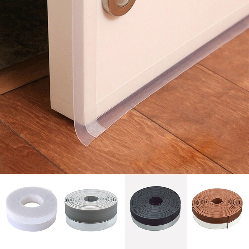 3m Self Adhesive Door Seal Strip Weather Stripping Silicone Bottom Door Seal Soundproof Doors and Windows Weather Stripping