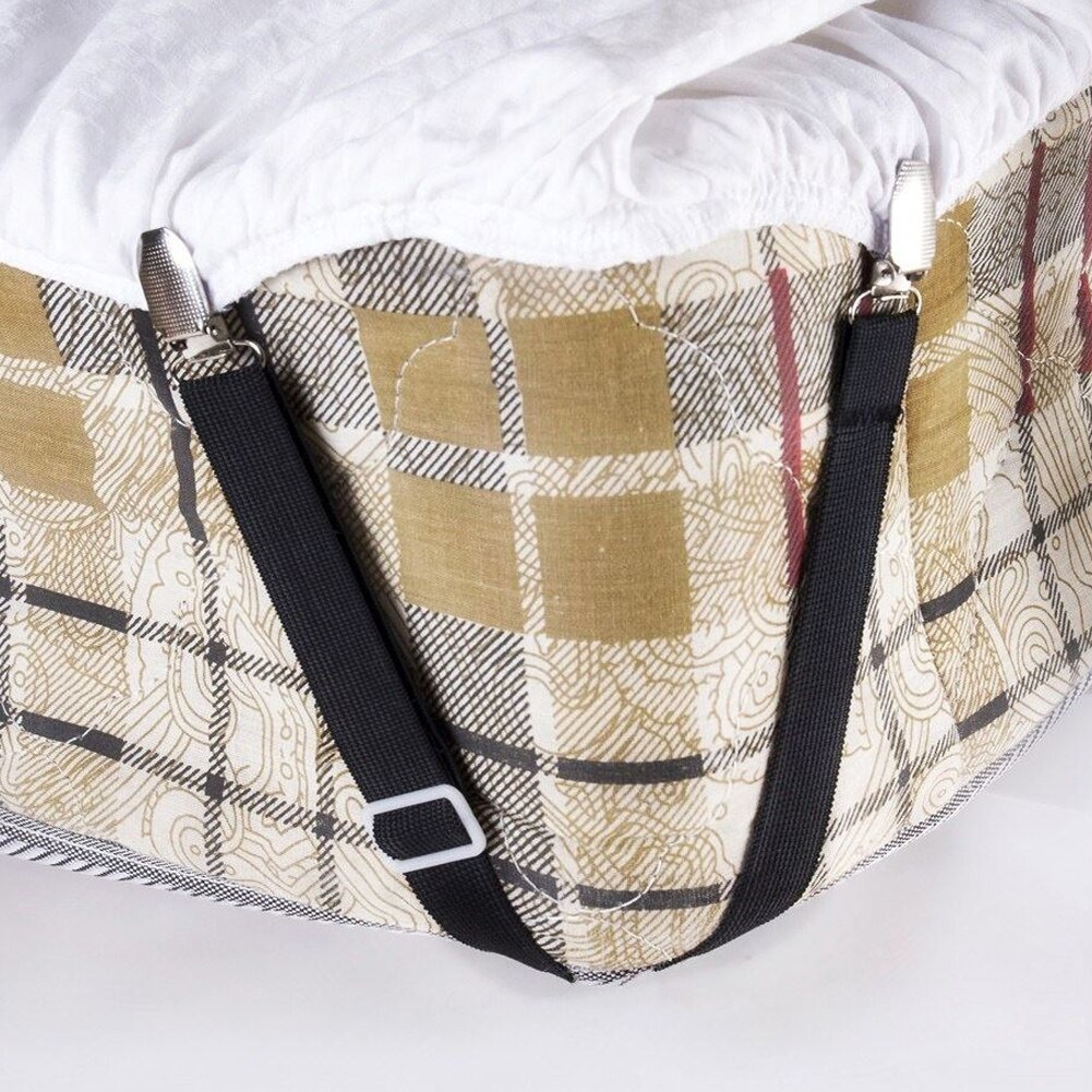 2 Stuks Verstelbare Laken Houder Matras Hoek Houder Fasteners Grijper Jarretel Cover Deken Grijpers Fixing Antislip Band