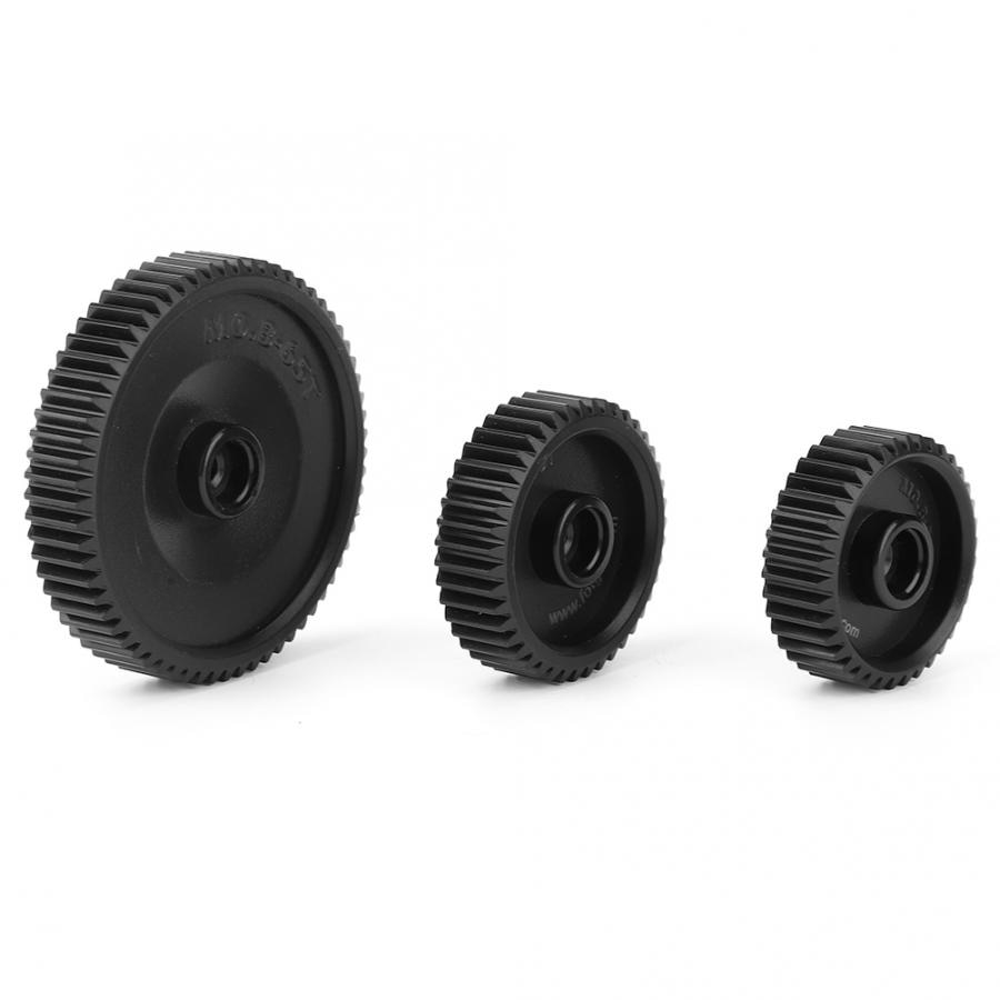 3PCS ABS Duurzaam Follow Focus Scherpstellen Gear Kit 65T 43T 38T 0.8mm voor fotga DP3000 Follow Focus Gear