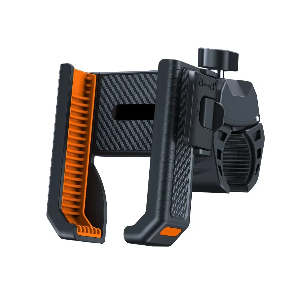 Bike Phone Holder Shockproof Elastic Bicycle Motorcycle Silicone Mobile Phone Holder Anti-Shake Motorcycle Phone Mount Supplies: Yellow