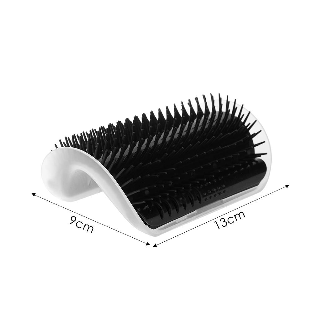 Cats Brush Corner Cat Massage Self Groomer Comb Brush Cat Rubs the Face with a Tickling Comb Cat Product Comb: Black B