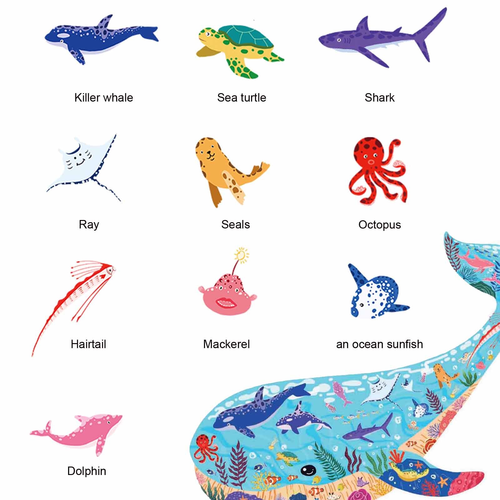 Puzzel Unieke Vorm Stukken Dier Vormige Cadeau Voor Volwassenen En Kinderen Puzzels 50 Stuks Pre-School Magination Intellectuele Educatief