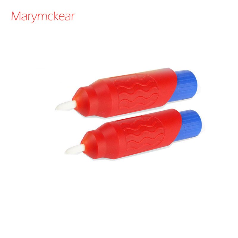 Penn for tegnematte magisk vannpenn penselpenner 9.5 x 1.8cm tegneleke bytt tilbehør for maling leketøy utdanning leketøy: 2 stk rød