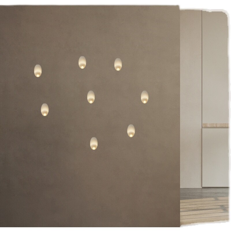 BRGT Gypsum Led Spot Lights Recessed Downligh MR16 GU10 Light Source Replaceable 7W 10W Square Focos Lamp 220V For Kitchen Home