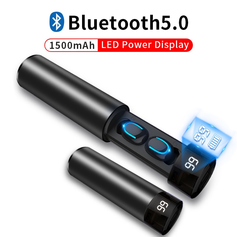 Tws Draadloze Oordopjes 3D Stereo Mini Bluetooth Oortelefoon 5.0 Met Dual Mic Sport Waterdichte Oordopjes Auto Pairing Headset