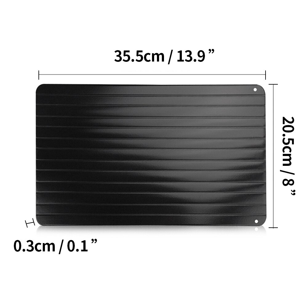 Fast Defrosting Tray planche decongelation Thaw Frozen Food Meat Fruit Quick Defrosting Plate Board Defrost Tray Kitchen Gadgets: 0.3L