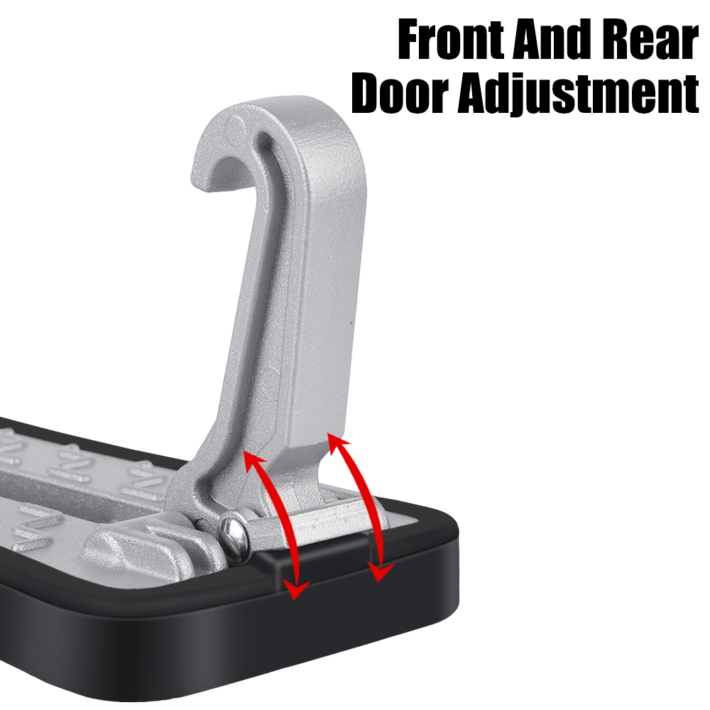 Foldable Multifunction Latch Hook Car Roof Rack Step Pedal Auxiliary Foot Pedal Emergency Window Breaker Extended Car Door Step
