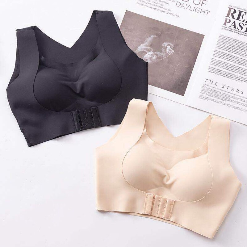 Goede gezonde vrouwen bh 2- in -1 multifunctionele bh rug schouder shaper naadloze bh vrouwen shaper
