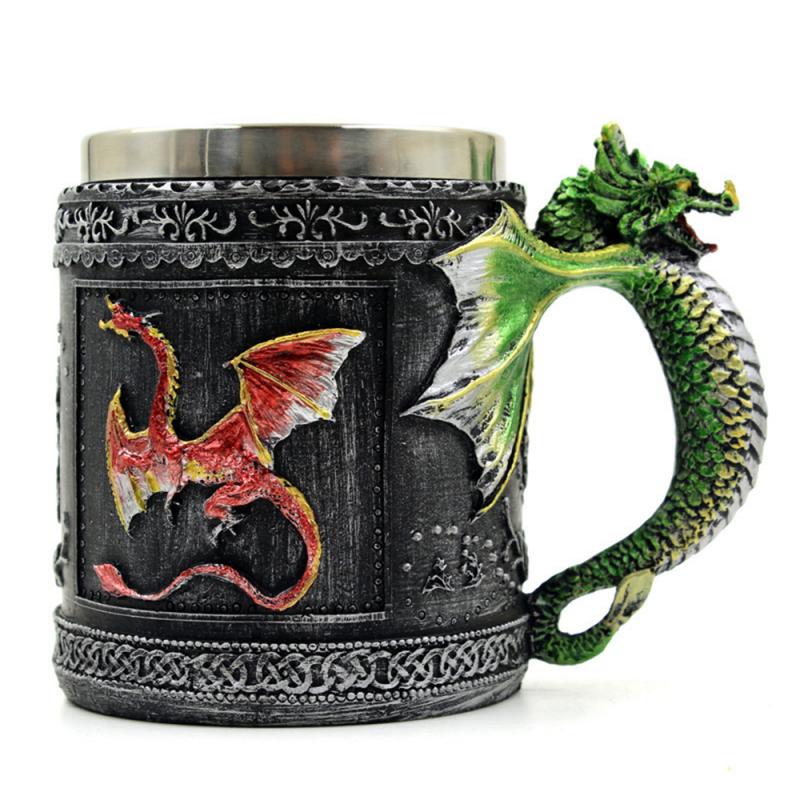 Retro Beer Cup Skull Mug Espresso Coffee Cup Set Handmade Beer Mug Tea Glass Whiskey Glass Cups Drinkware: 03