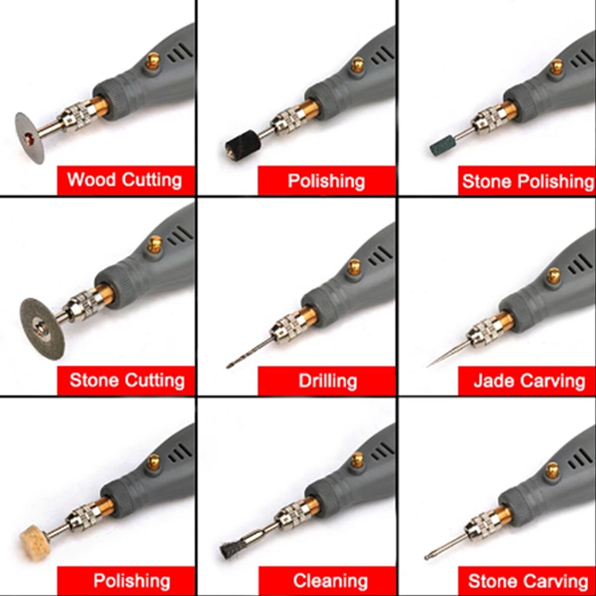 18V Engraving Pen Cordless Grinder Mini Drill Rotary tool With Grinding Accessories Set Multifunction Mini Engraving Pen