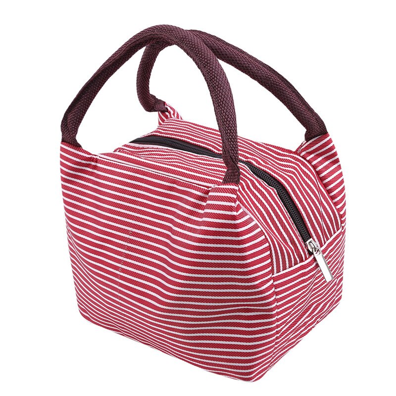 Geïsoleerde Lunch Tas Picknick Tote Bag Geïsoleerde Lunch Koeltas Lunch Container Reizen Rits Organizer Box Voor Vrouwen Mannen
