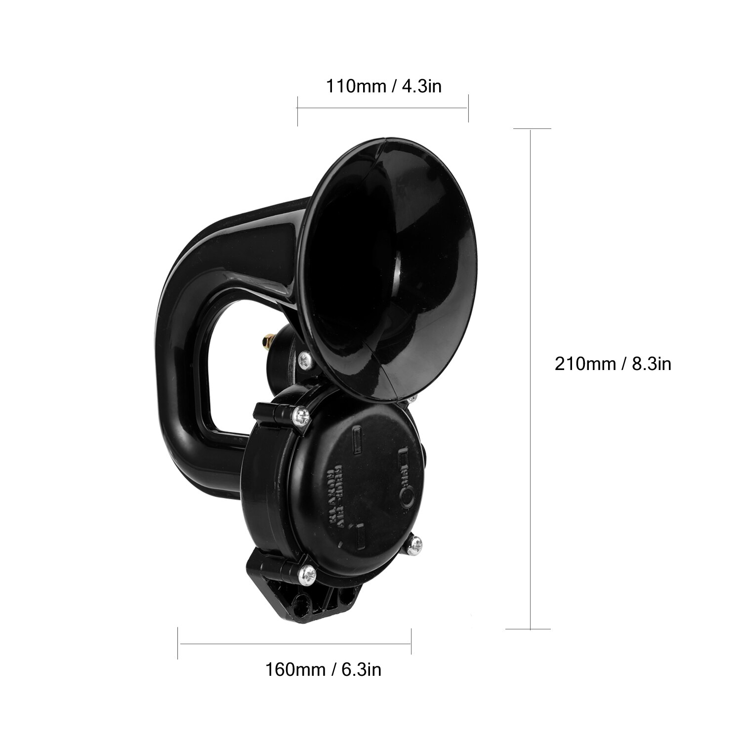 12/24V 250DB de doble tono de aire compacto Kit de bocinas coche camión SUV RV tren caravana, barco, doble tono Super fuerte