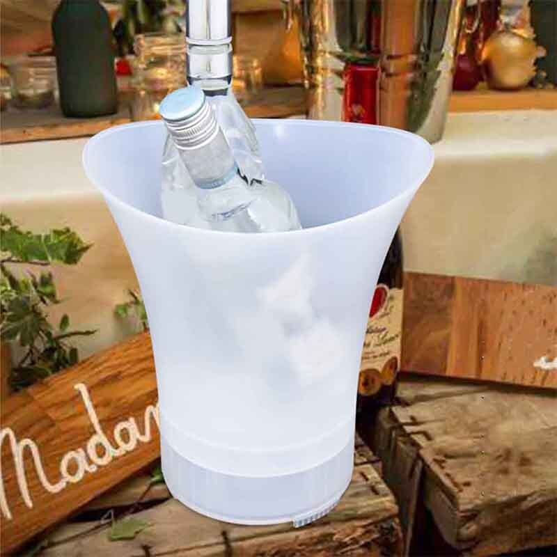 Portable Ice Bucket Party Supplies Nightclubs Drinks KTV Color Changing Kitchen Tools With LED Light Bluetooth Speaker Container