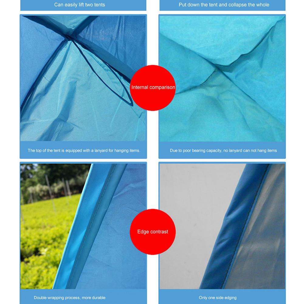 Beach Tent Outdoor Automatic Instant Pop up Tent Ultralight Folding Tourist Fishing Beach Tent Camping 타프 Anti-UV Shelter