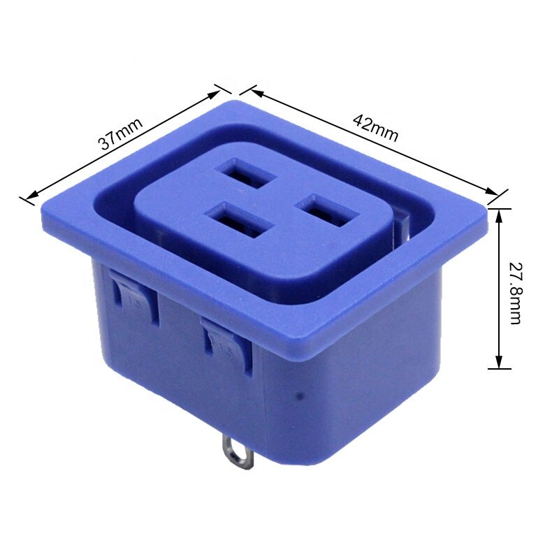 IEC CONNECTOR EN60320 C19 Spot AC power socket bs-c19 PDU socket