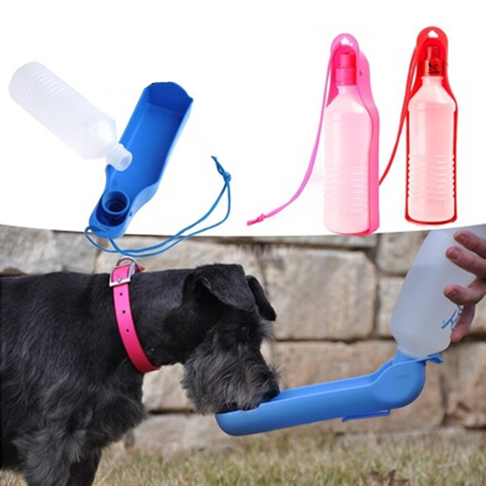 Nieuw Mooie 500Ml Hond Reizen Sport Water Fles Outdoor Feed Drinkfles Pet Supply Draagbare Water Fles