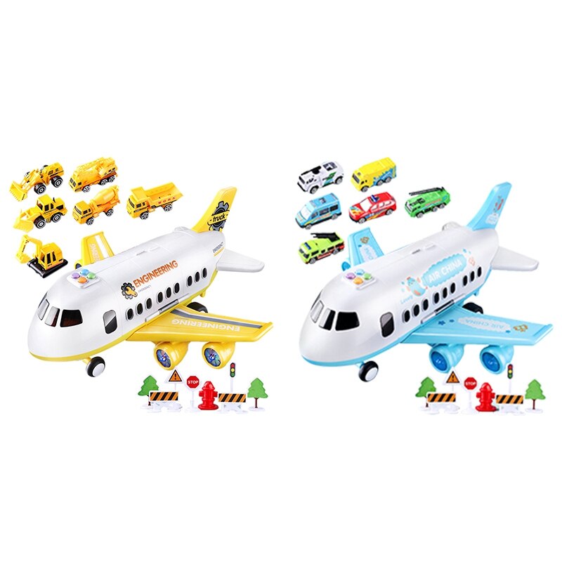 Muziek Verhaal Simulatie Track Inertie Kinderen Speelgoed Vliegtuigen Grote Size Passagiersvliegtuig Kids Airliner