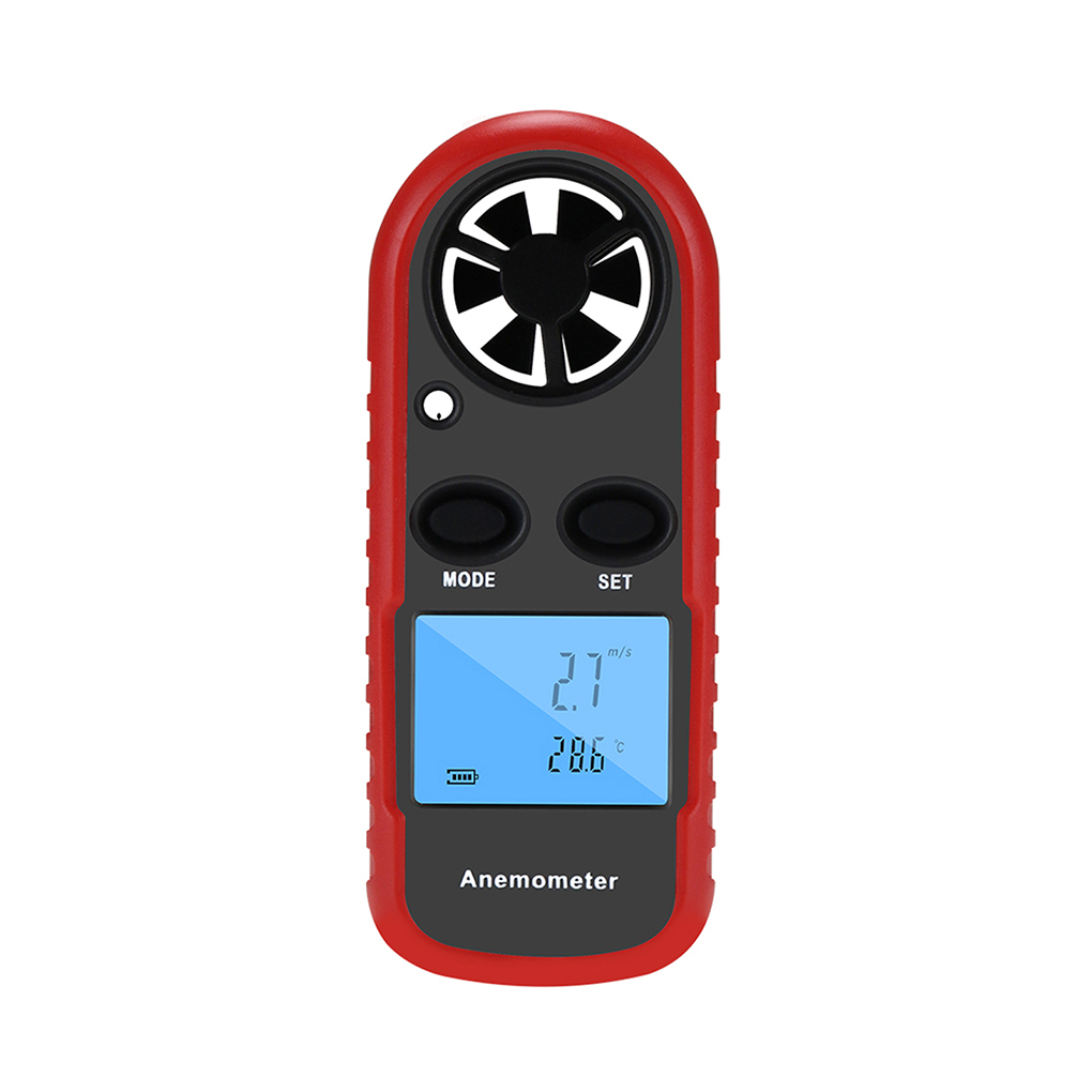 FangNymph WT816 Digital Tachometer Handheld Wind Speed Meter Tester Portable Wind Gauges Air Flow Thermometer Measuring Device