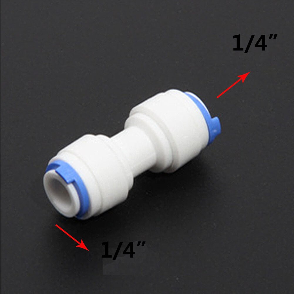 Plumbing Durable Mini Plastic Home Bathroom Practical Water Purifier Kitchen White Tube Connector