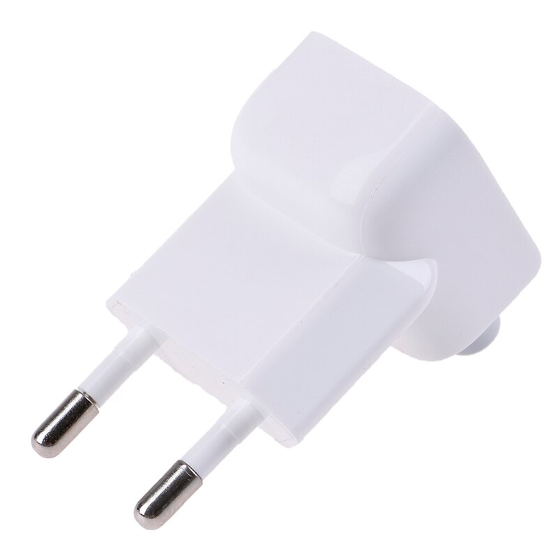 Adapter strøm til mac book 2.8 x 2.8 x 1.8 x 5.5cm us to eu plug rejselader omformerforsyninger
