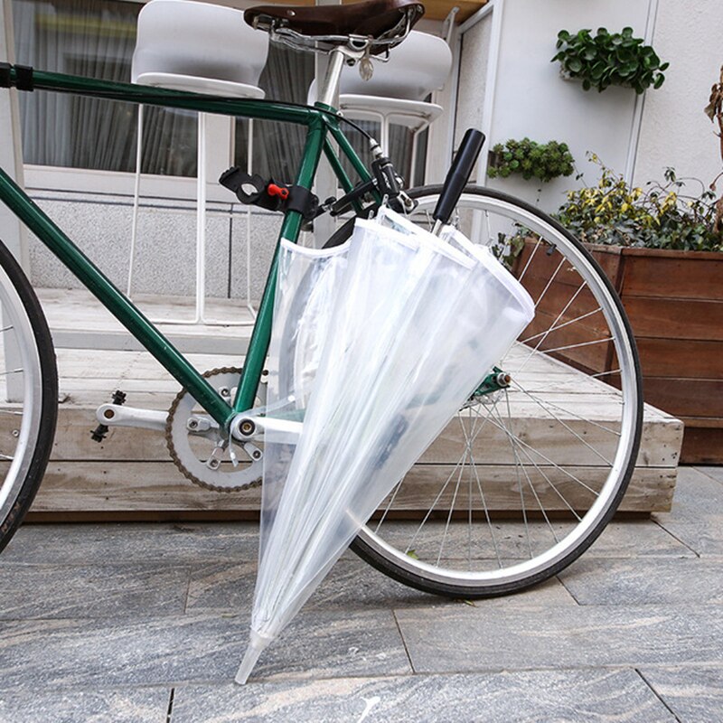 LED Light Transparent Unbrella For Environmental Shining Glowing Umbrellas Party Activity Long Handle Umbrella