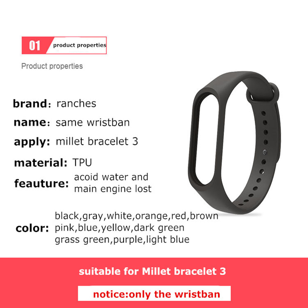 Strap for Xiaomi Mi Band 4 3 Sport Strap watch Silicone wrist strap For xiaomi miband 4 3 accessories bracelet Miband 4 3 Strap