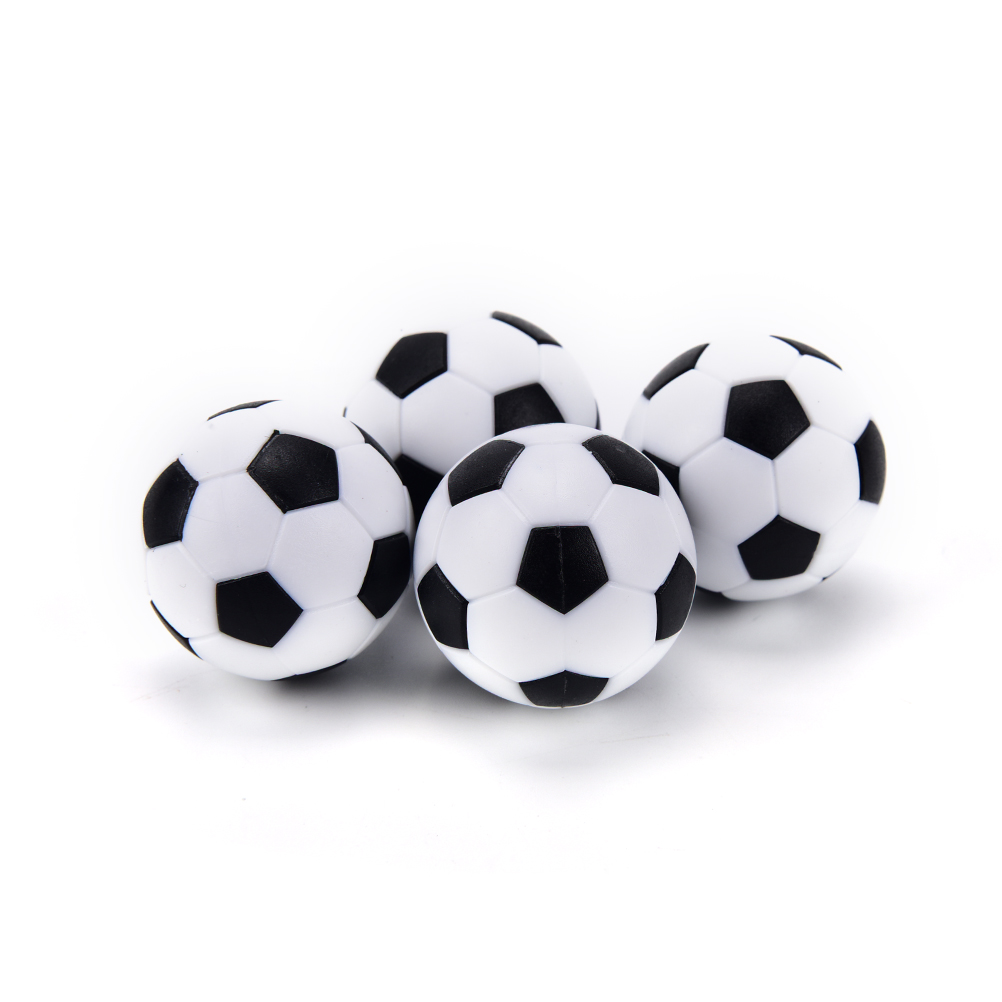 4 Stuks 32Mm Voetbal Fussball Soccerball Sport Ronde Indoor Games Tafelvoetbal Tafel Voetbal Plastic Voetbal