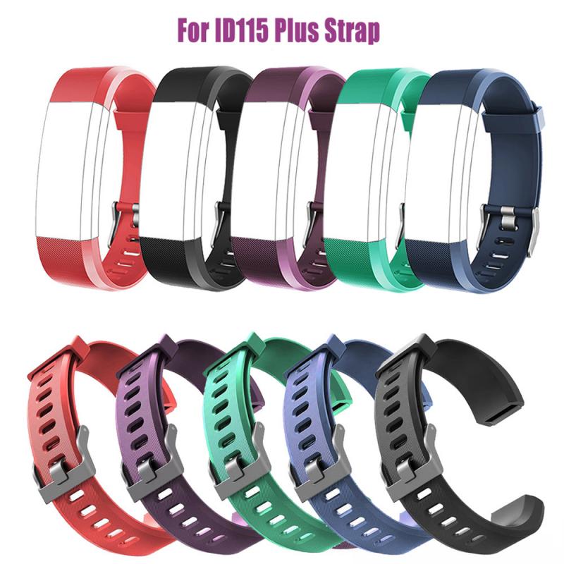 Multicolor Silicone Wrist Band Strap Vervanging Smart Horloge Armband Horlogeband Voor ID115 Plus Riem Smart Horloge Accessoires