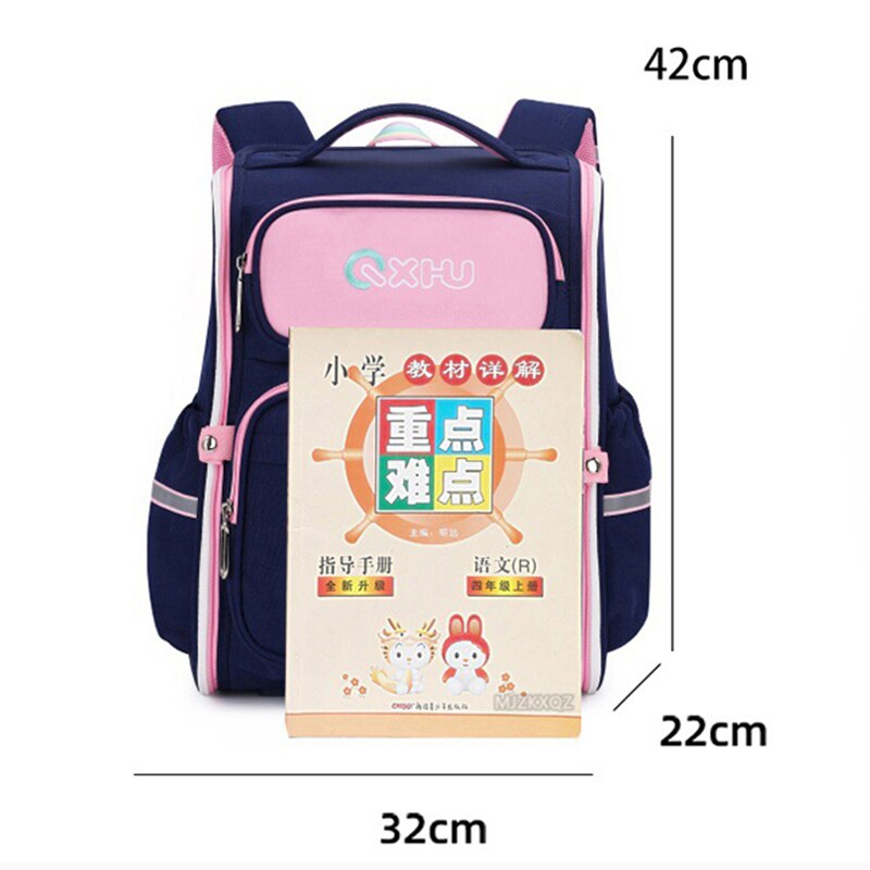 Grades 1-3-6 Collapsible Student Backpacks Children's Lightweight Cute Cartoons School Bag Kids Orthopedic School Backpack