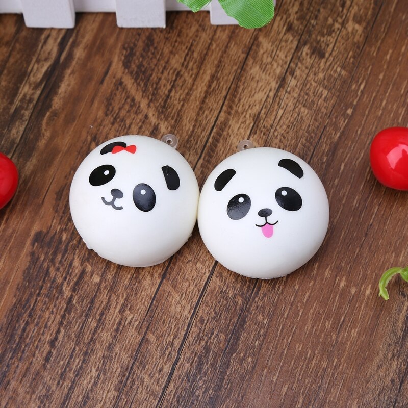 Squishy Panda Bun Stress Reliever Bal Langzaam Stijgende Decompressie Speelgoed Kinderen Speelgoed F3ME