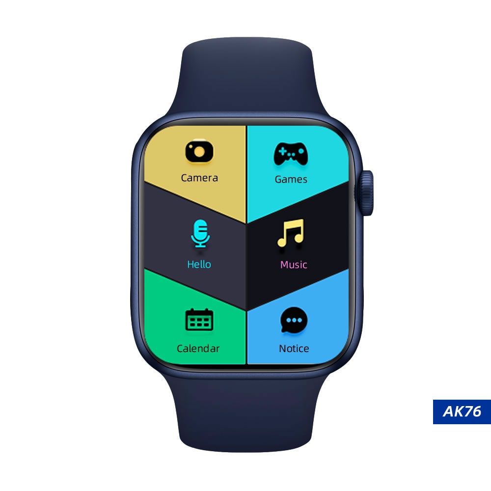 Original IWO AK76 Smart Uhr PK W26 Frauen Männer Spiele SmartWatch Bluetooth Anruf Herz Rate 1,75 Zoll Remote Kamera Für android IOS